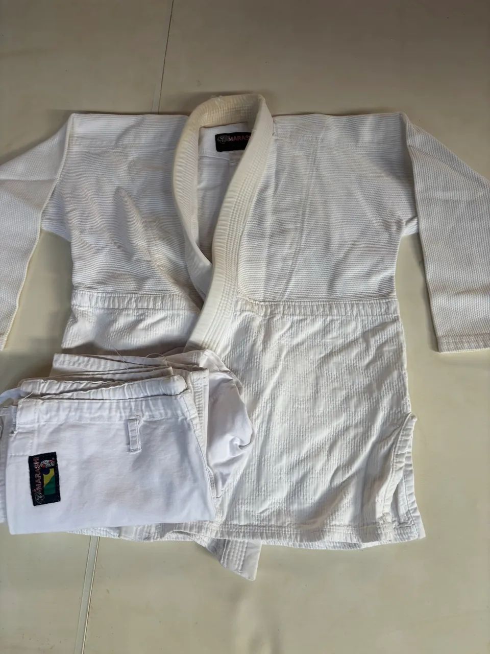 kimono jiu jitsu yamarashi a2 branco - Foto 6