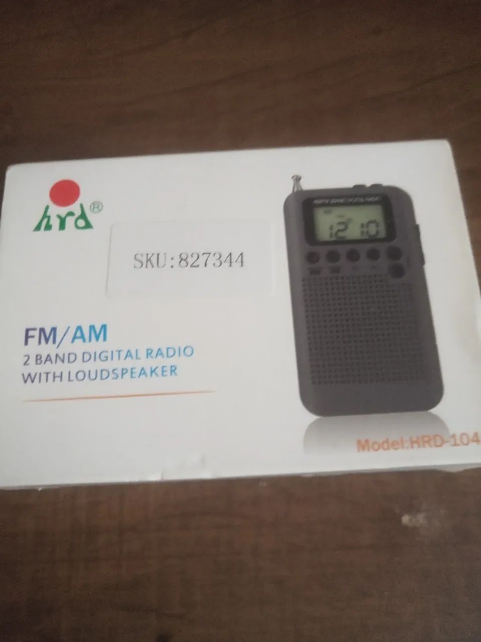 radio portatil am/fm novo na caixa