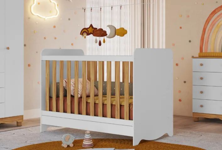 Berço Cama Americano Ben Peroba, 100% MDF 
