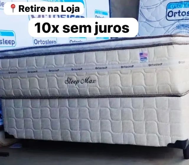 Cama box colchão e base NovA
