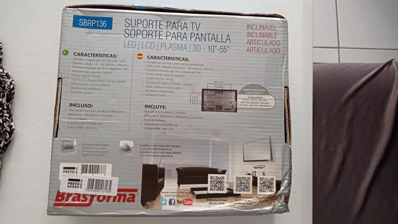 Suporte para TV articulado  - Foto 2