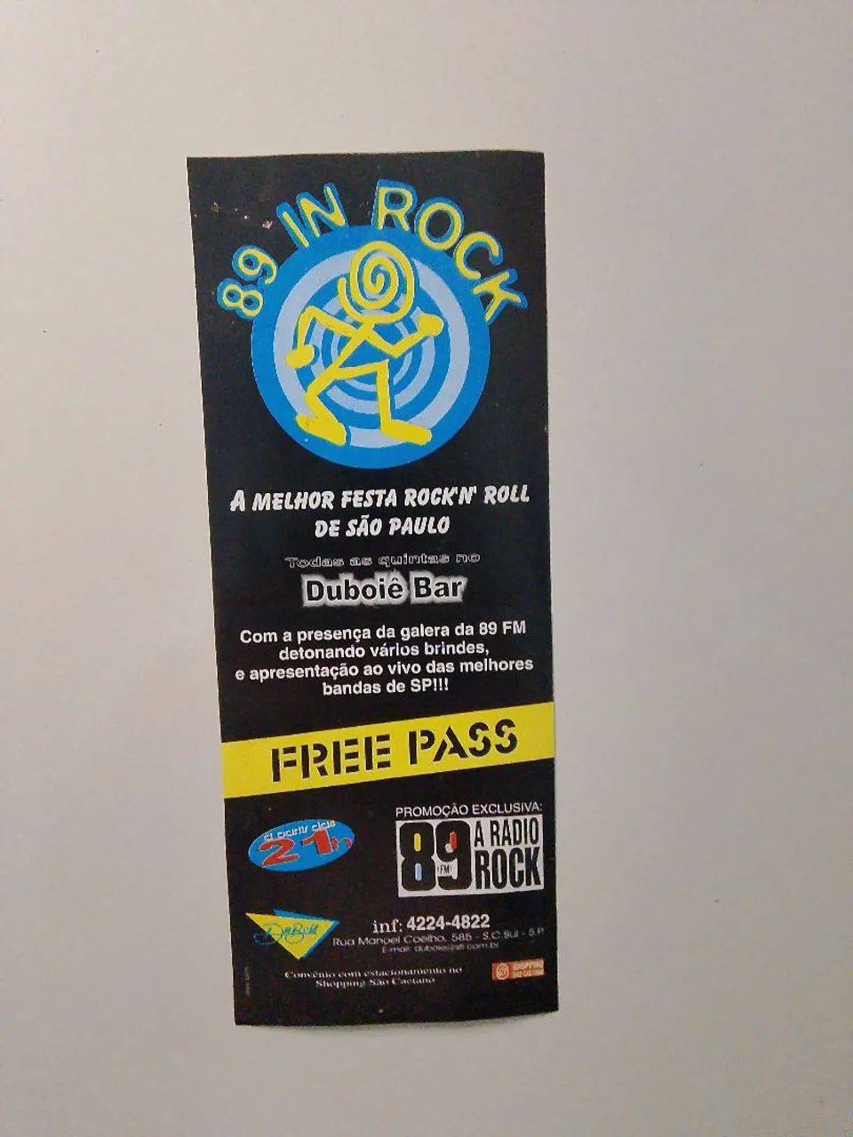 Free Pass 89 rádio rock 