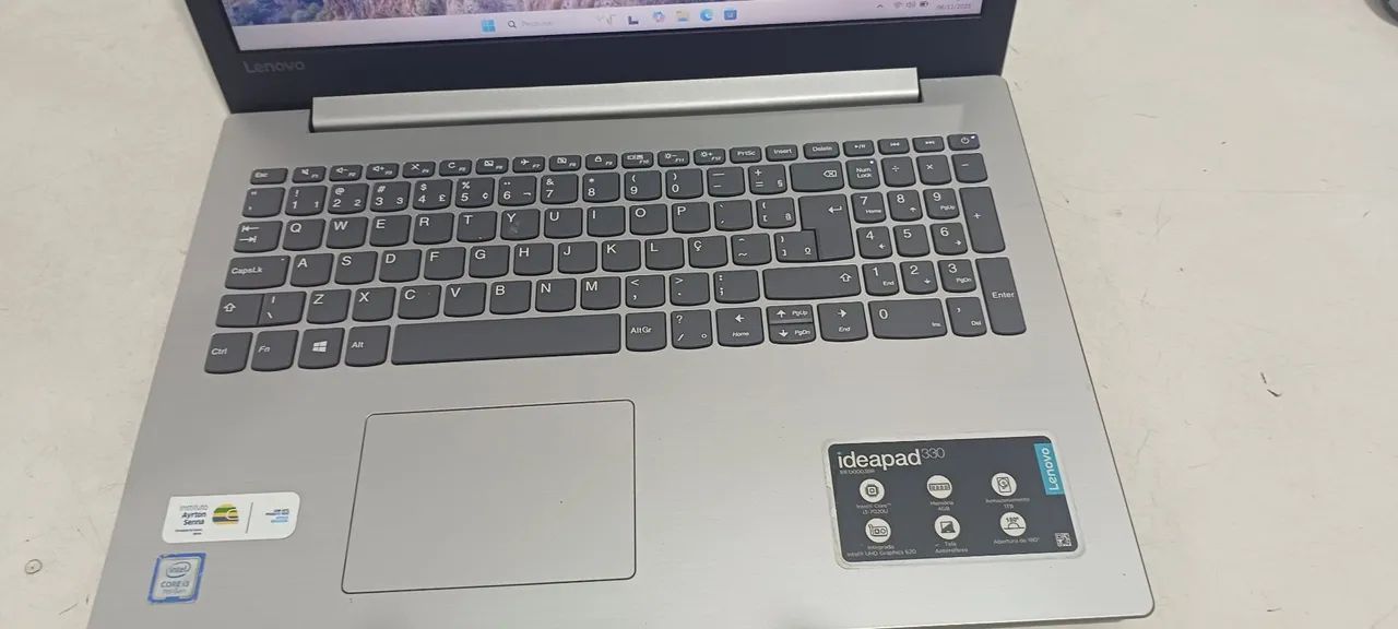 Notebook Lenovo Core i3 7th 8 GB Ram 120 GB SSD Tela 15.6 Polegadas 64315686414209121