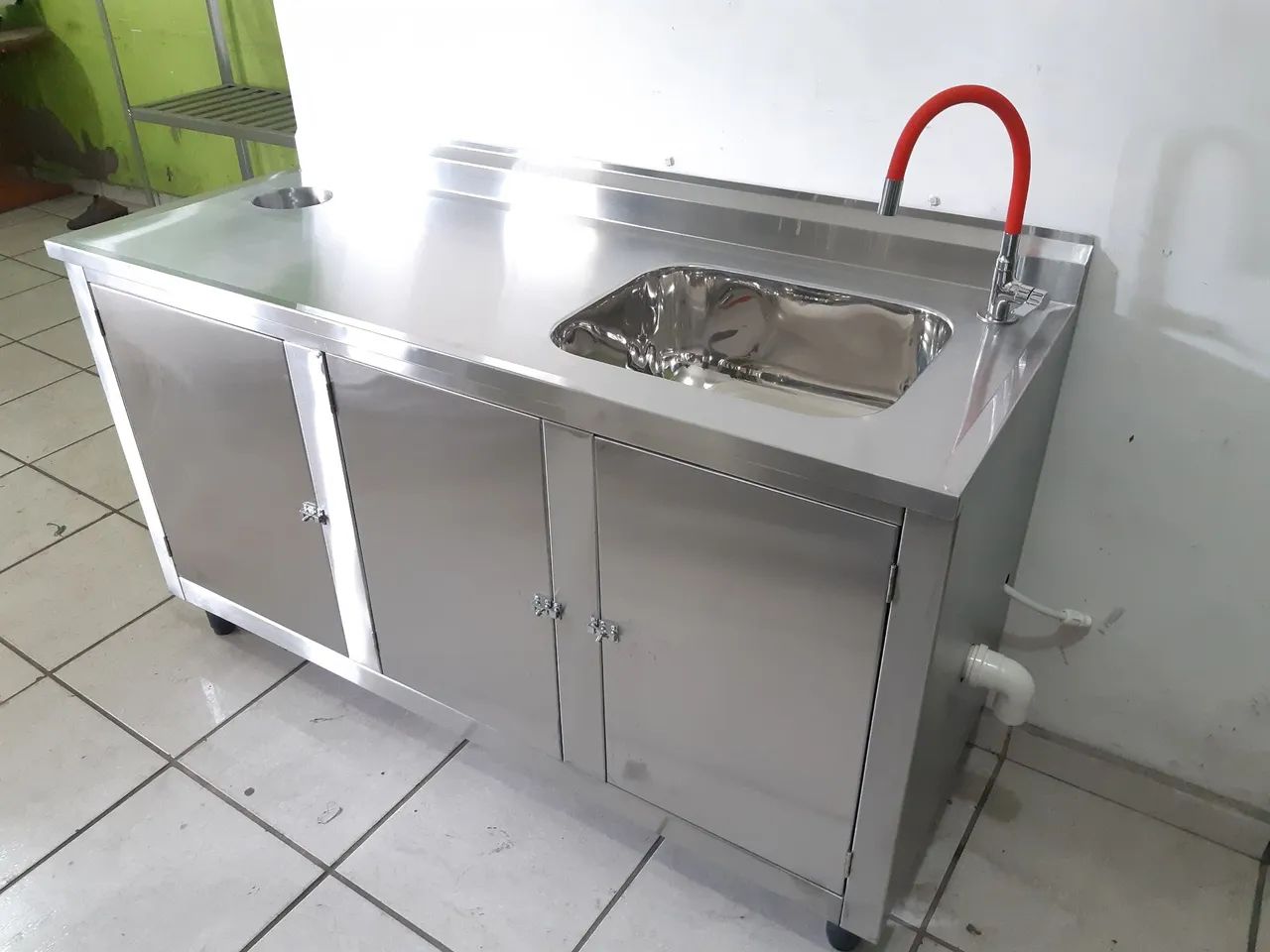 Armário, balcão aço inox  - Foto 4