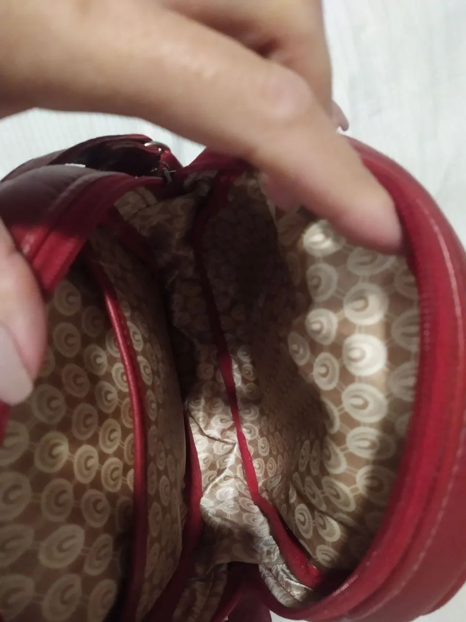 Bolsa de Ombro Vermelha - Foto 5
