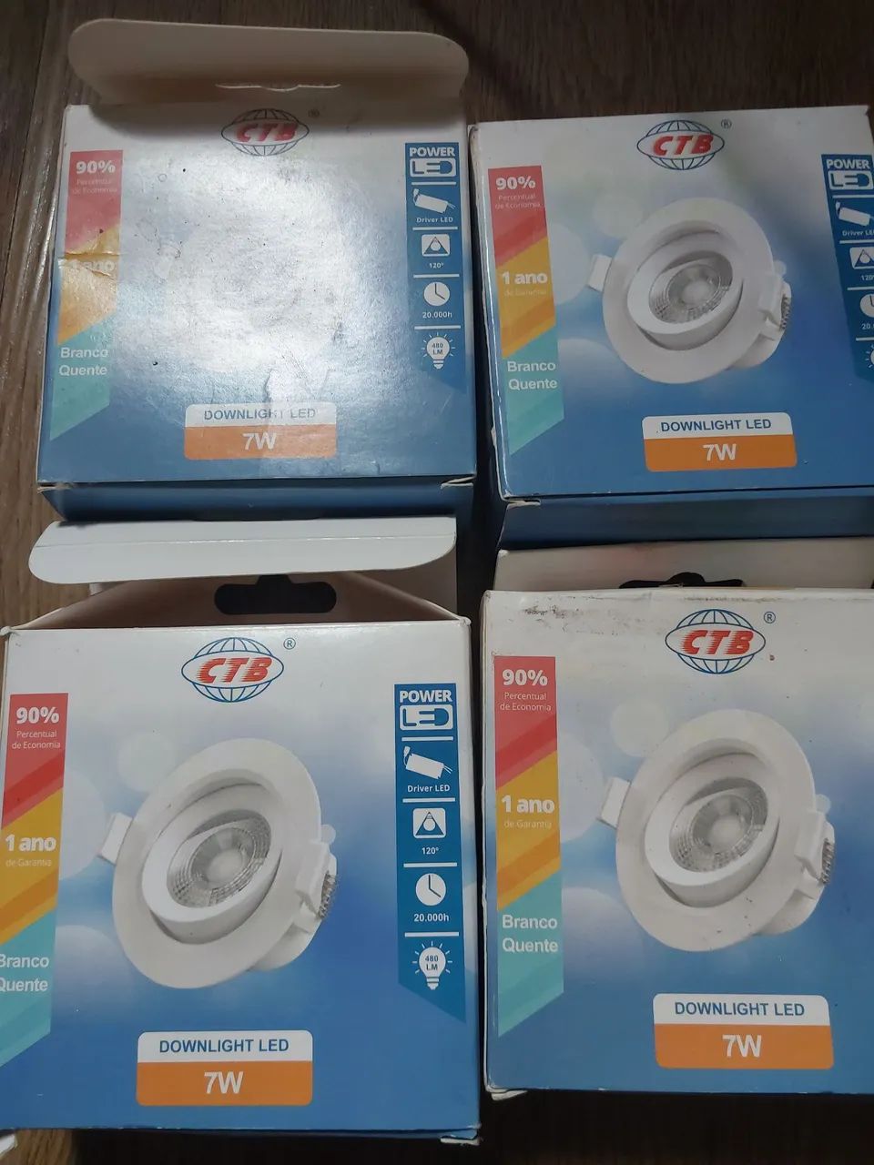 Refletor LED para Teto - Novo - Foto 4