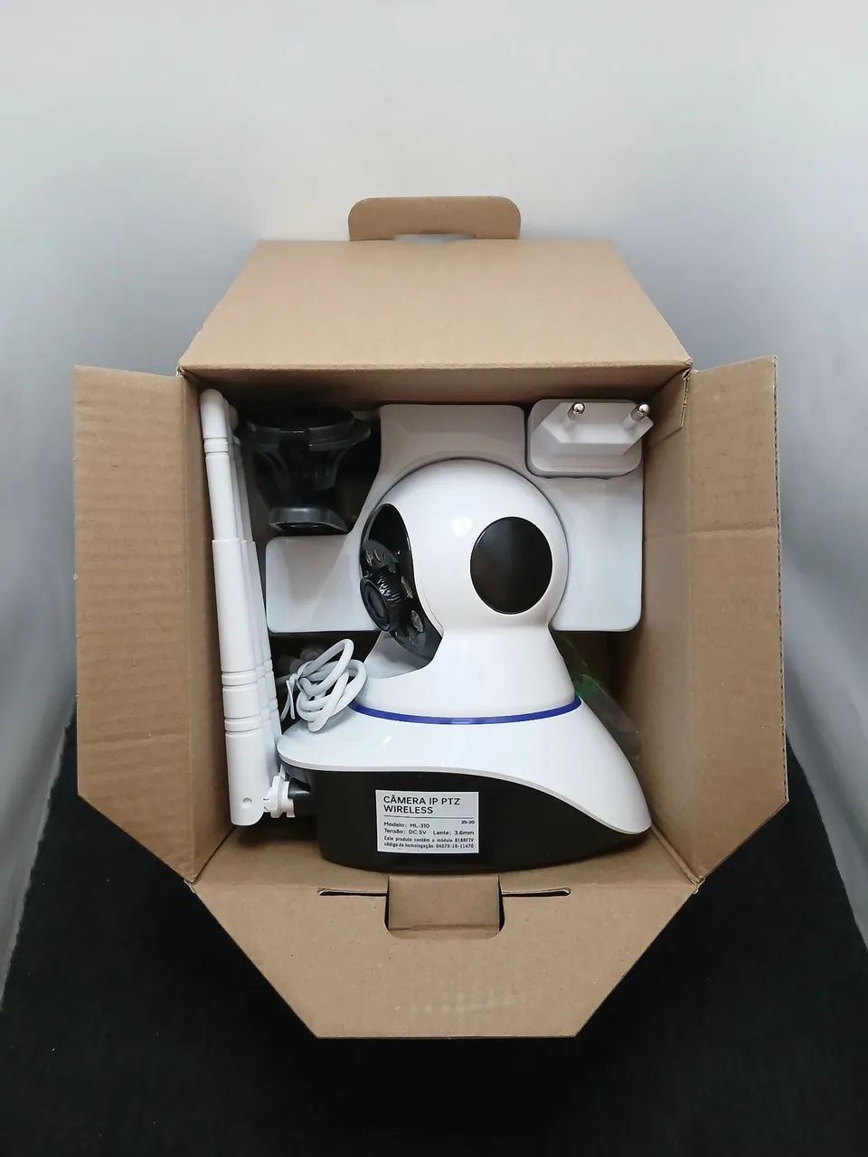 CÂMERA WIFI ROBÔZINHO 3 ANTENAS/BABÁ ELETRÔNICA.  * NOVA * - Foto 2