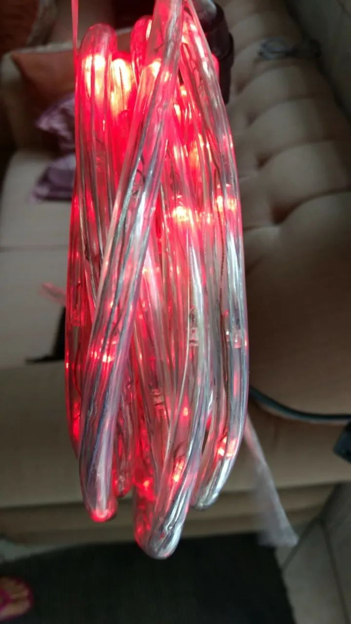 luz de natal vermelha 10m - Foto 2