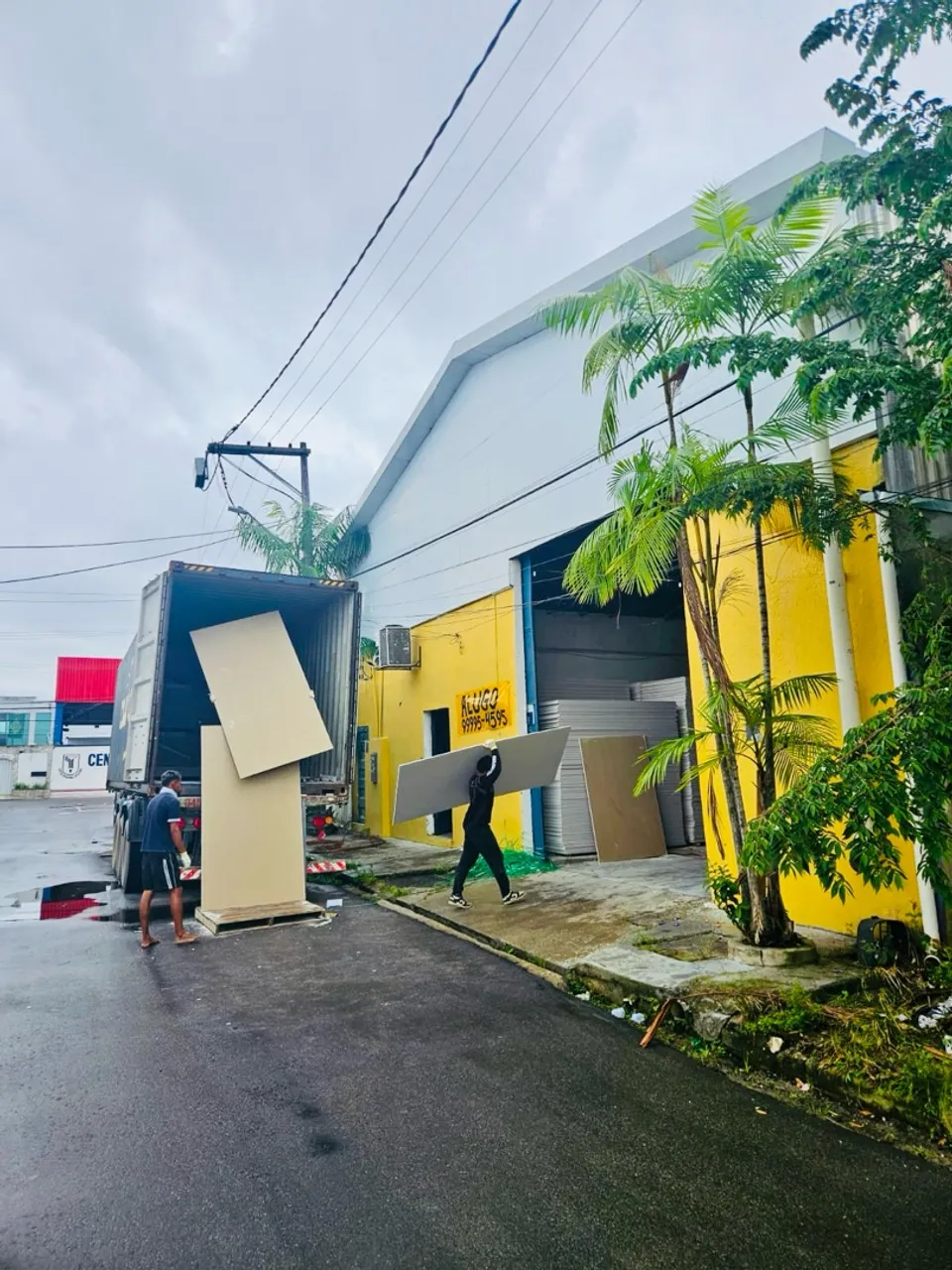 Galpão 15x30 450m2 com Câmara frigorífica
