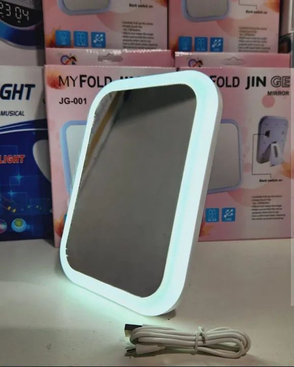 Espelho de Maquiagem com Luz LED