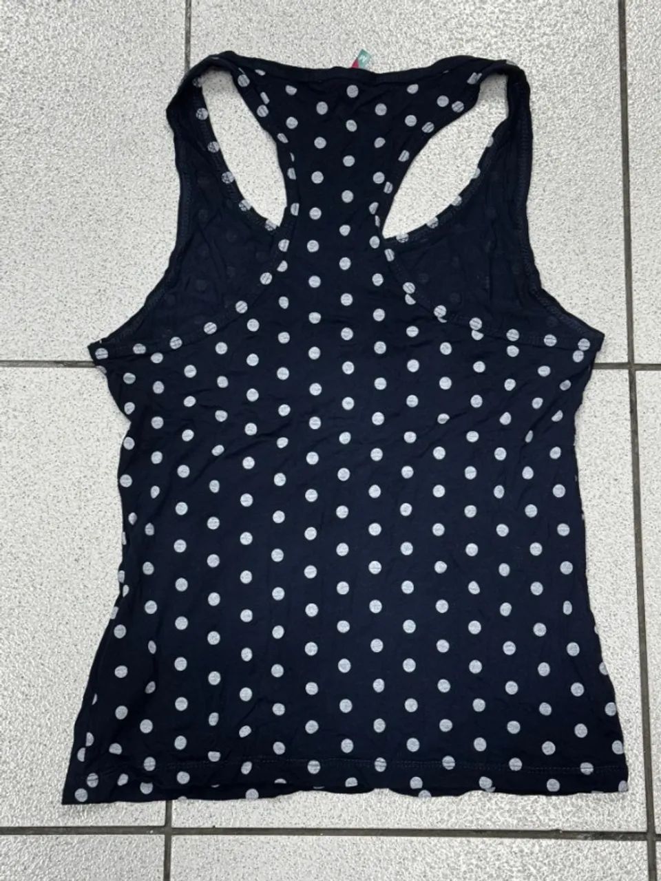 blusinha bolinha azul - Foto 2