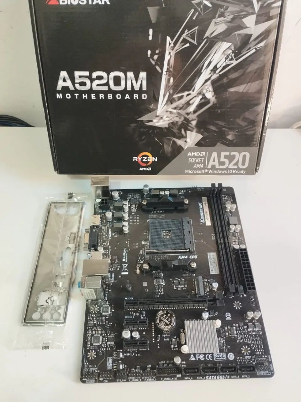 Placa mãe AM4, A520M. Nova *Entrego *Parcelo