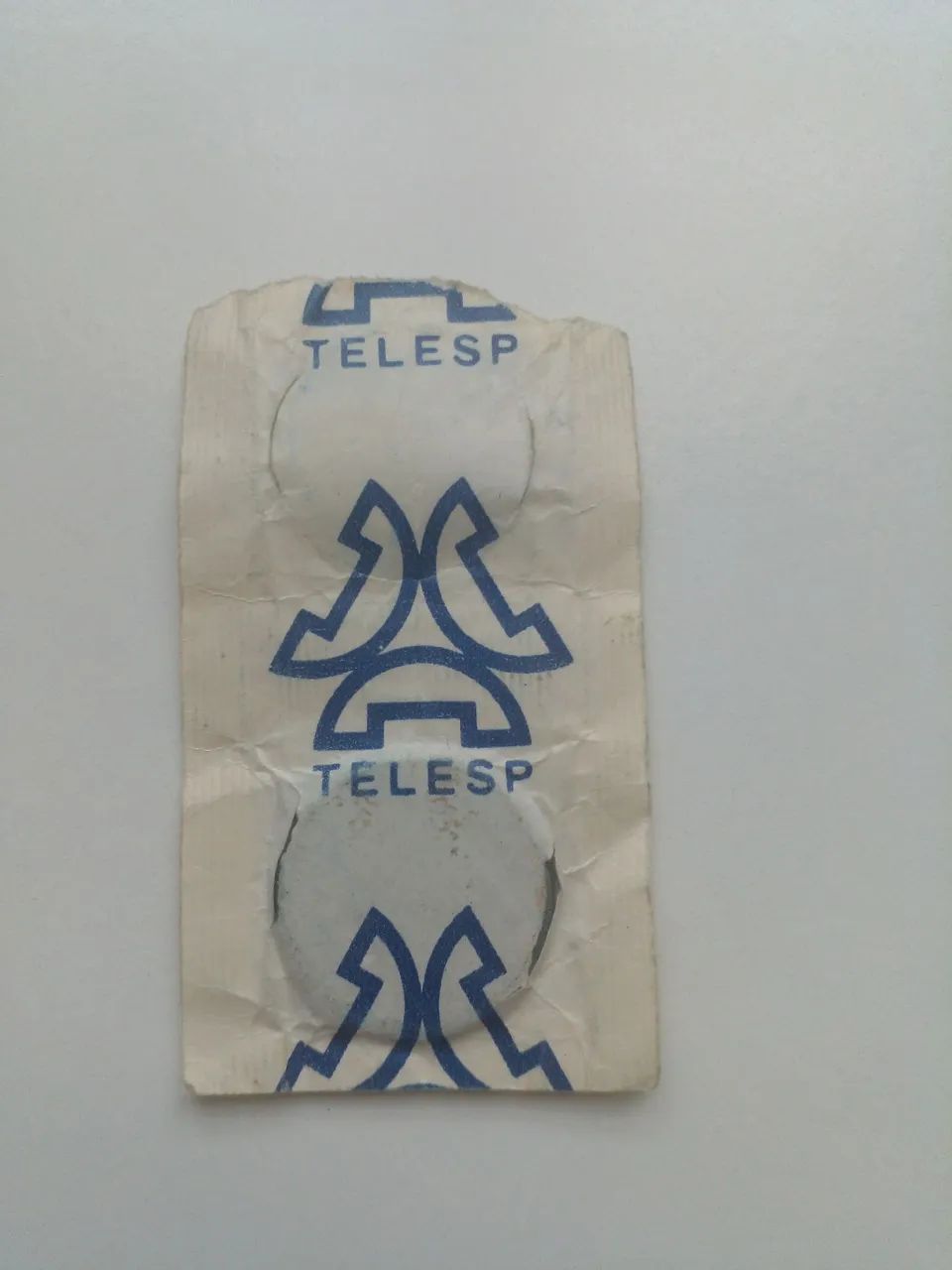 Ficha telefônica Telesp da Embalagem - Foto 2