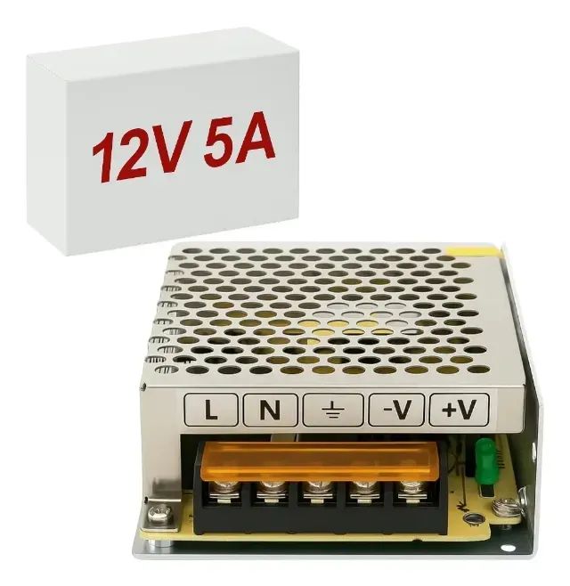 Fonte chaveada 12 V 5 A 60 W