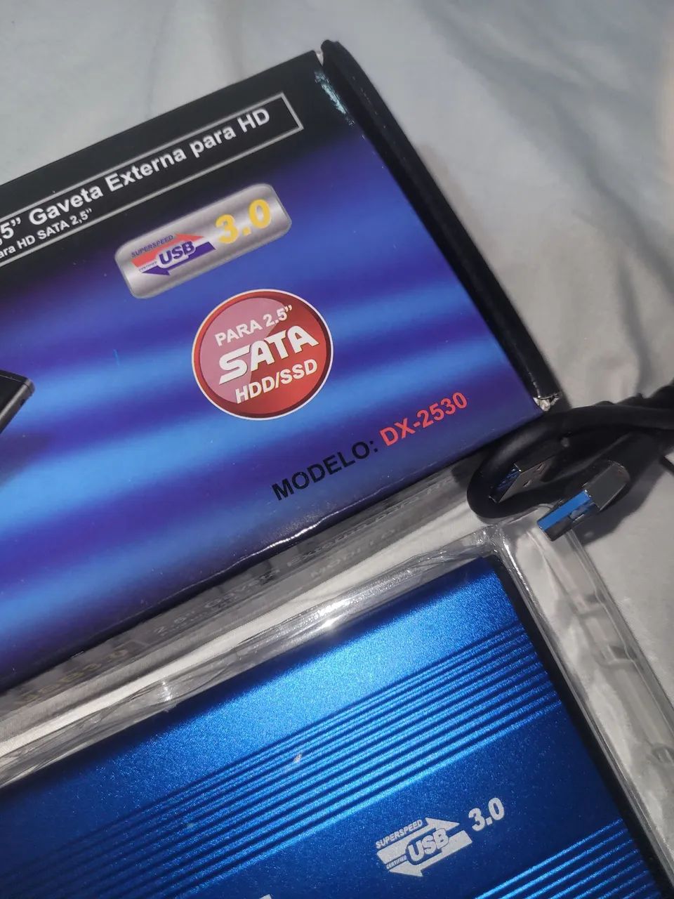 HD 1 TBs Externo com Case USB 3.0 - Foto 3