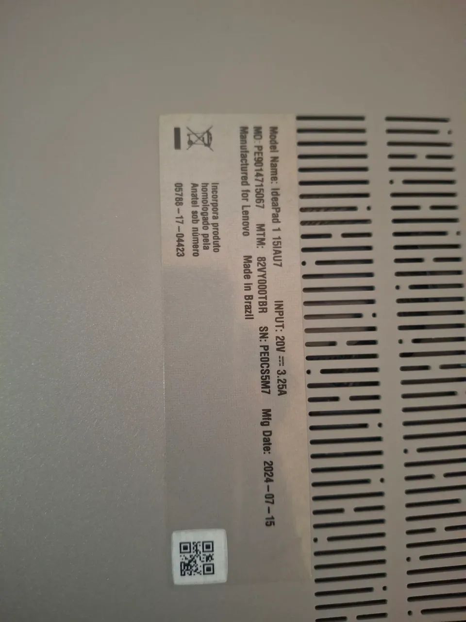 Notebook lenovo Intel core i3