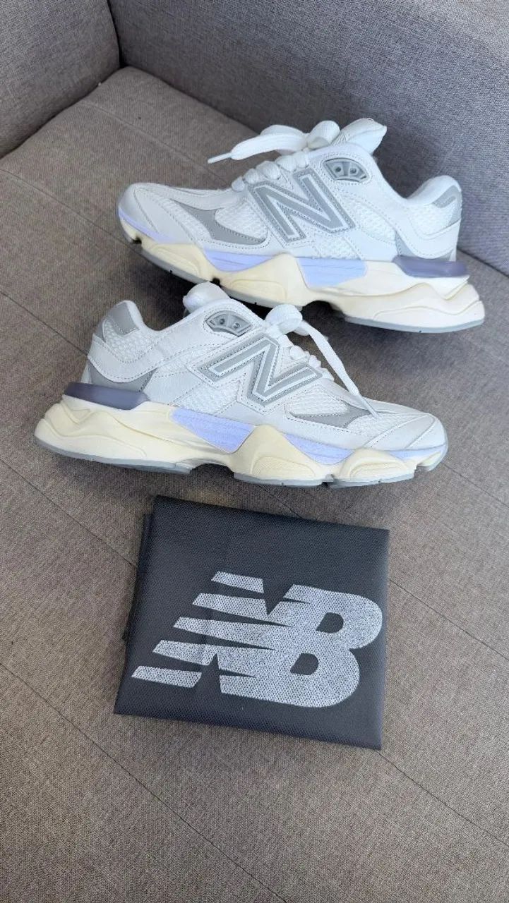 Tênis New balance 9060 Sintético Branco/cinza 