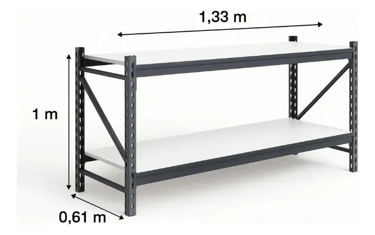 Mesa De Estoque Bancada Mini Porta Palete  - Foto 2