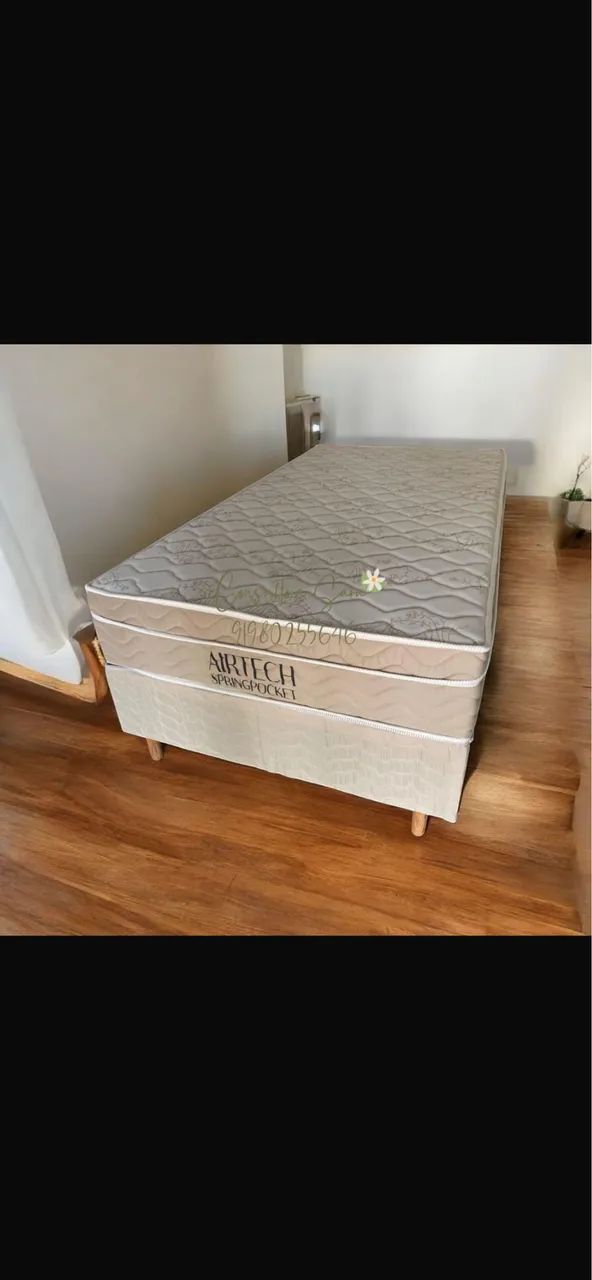 Vendo uma cama de solteiro semi nova 