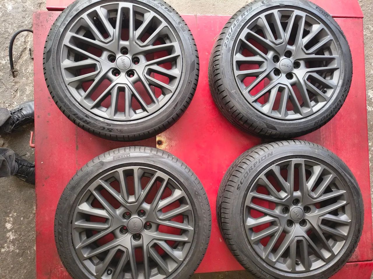 Roda Aro 19 Compass S com Pneus Pirelli Scorpion - Foto 4