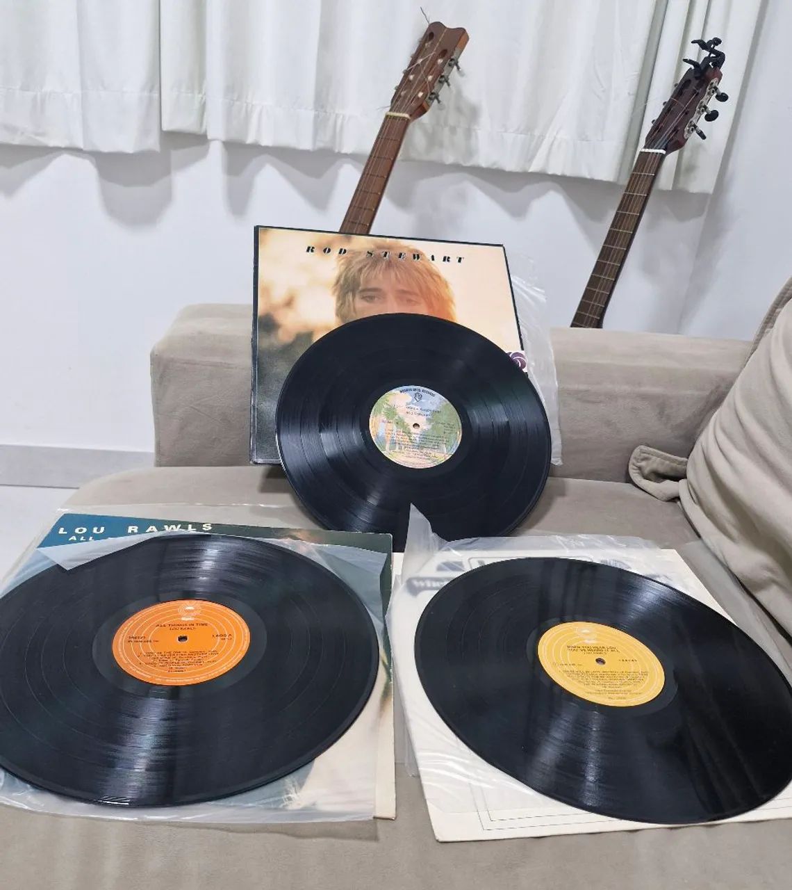 Vinil Rod Stewart Lou Rawls (2) - Foto 2