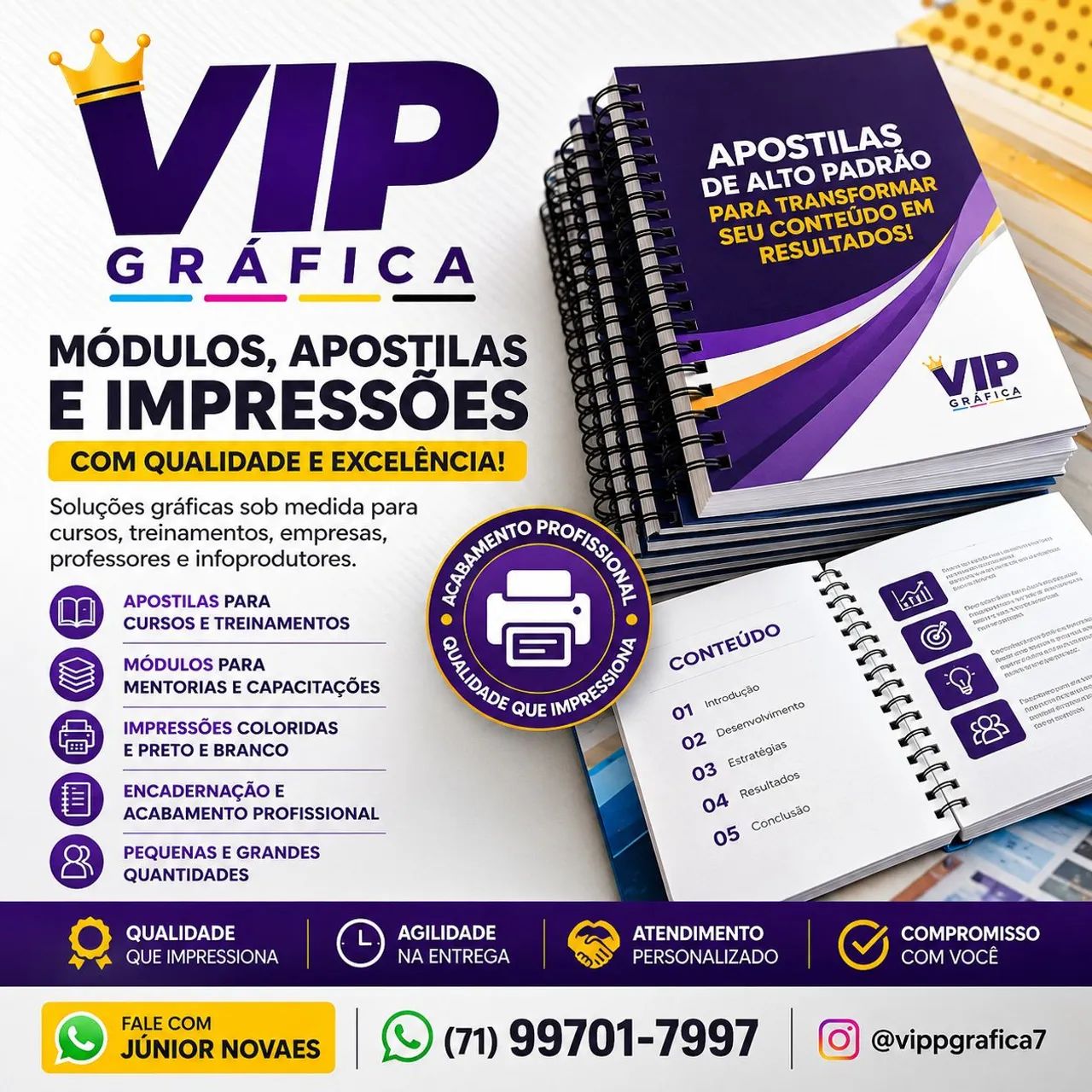 Impressões *Módulos *Apostilas
