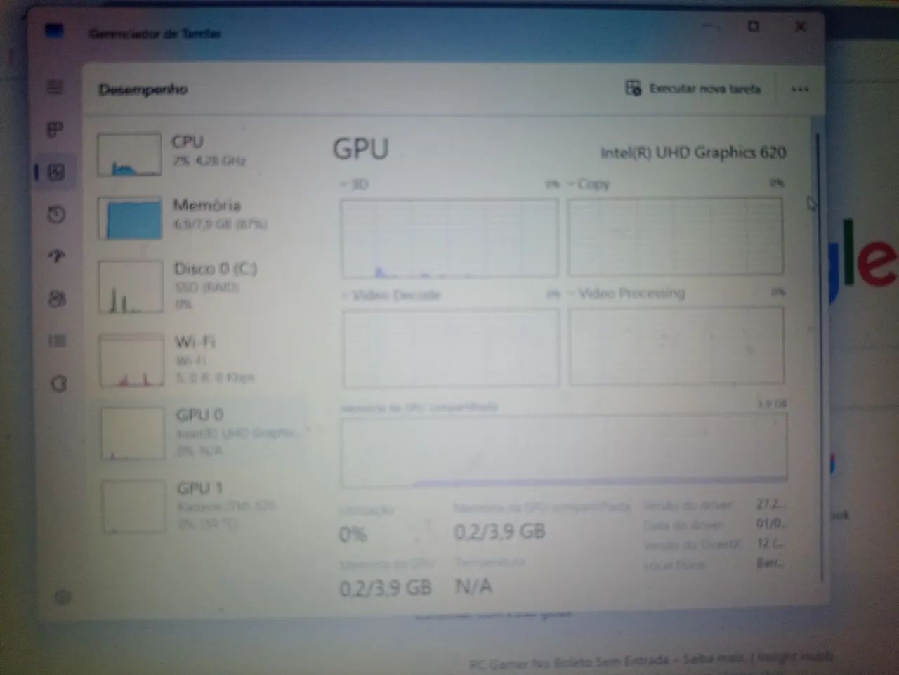 Notebook Dell Inspiron i7 8 geração SSD  - Foto 3