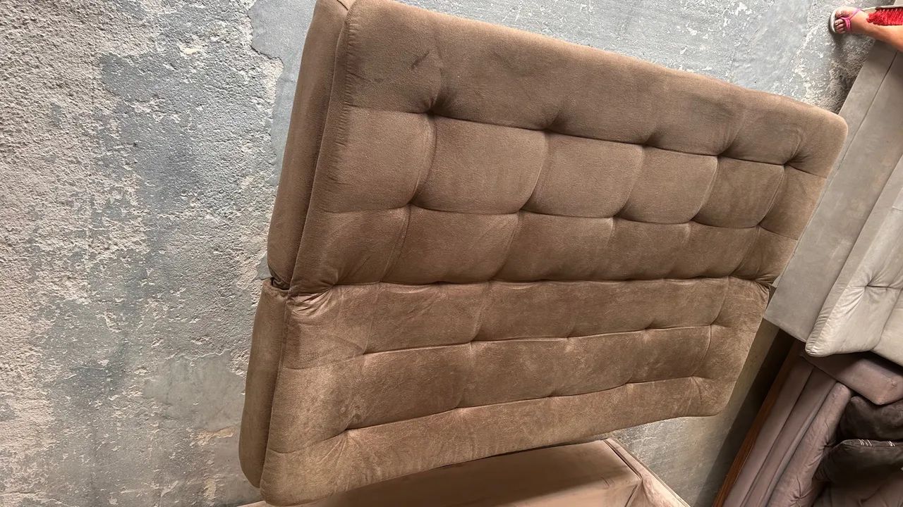 Sofá cama 3 posições marrom  - Foto 5