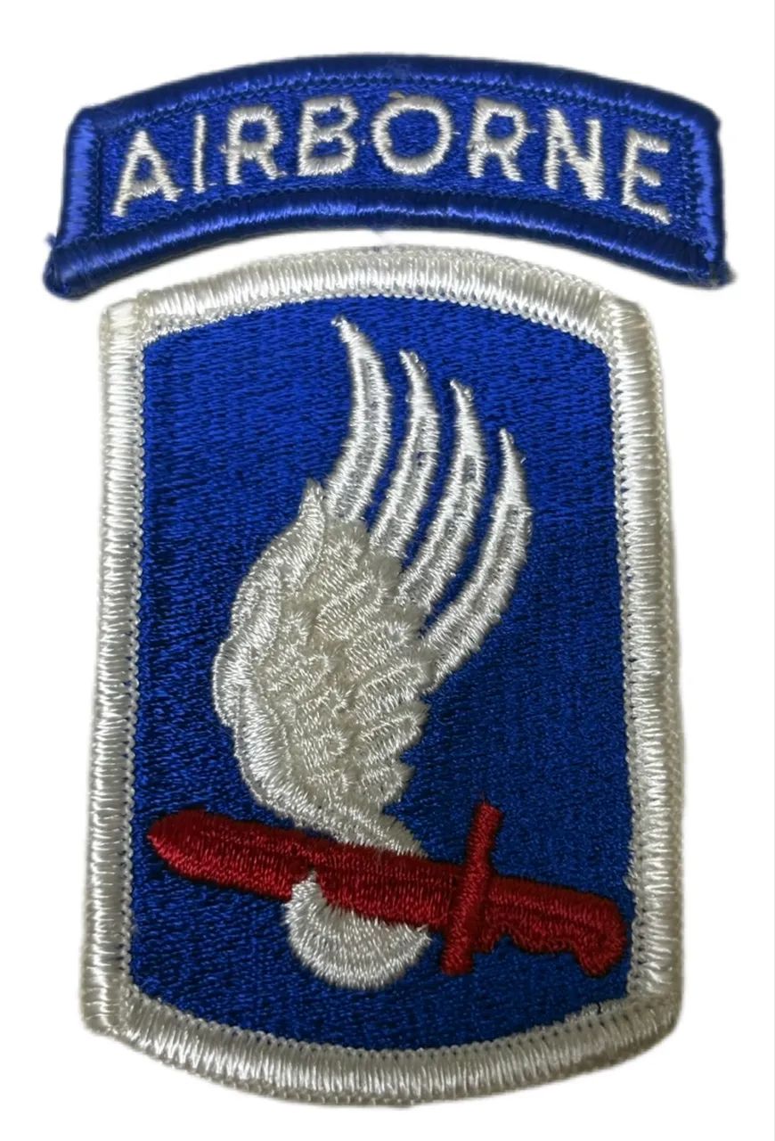 Patch E Tab Us Army 173rd Airborne Brigade ( Sky Soldier)