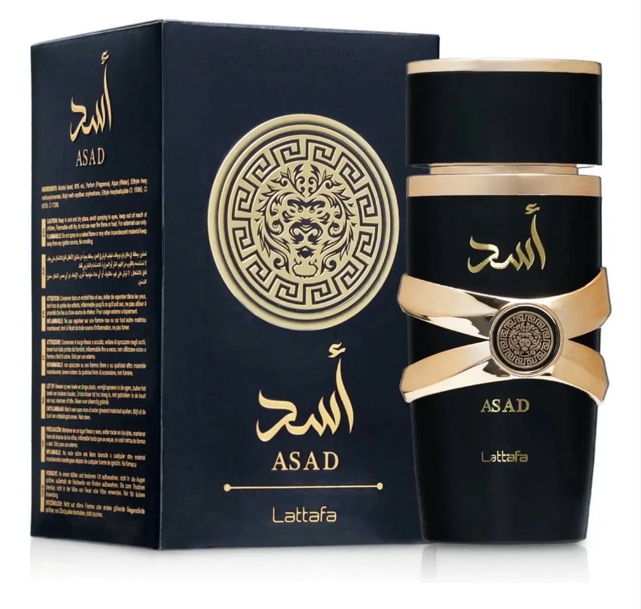 Perfume Árabe Lattafa Asad Eau De Parfum Masculino 100ml Original