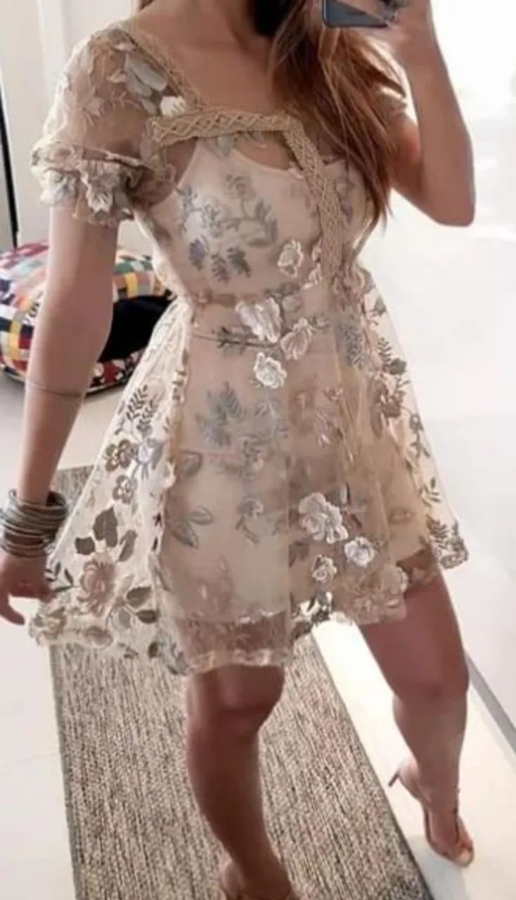 Vestido tuart midi em tule - Foto 3