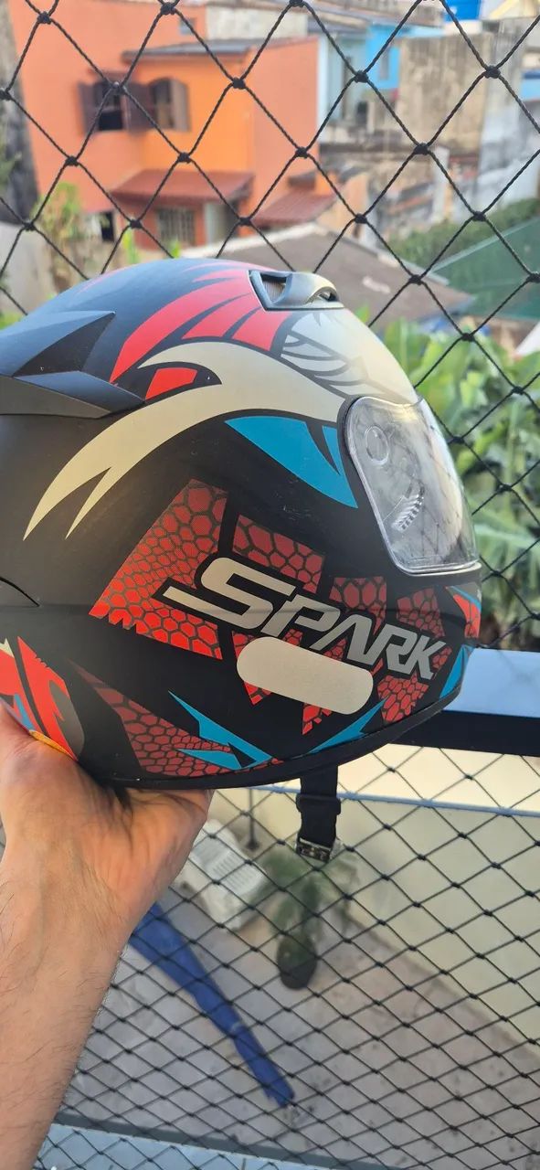 Capacete fechado EBF Spark Dragon - Foto 5