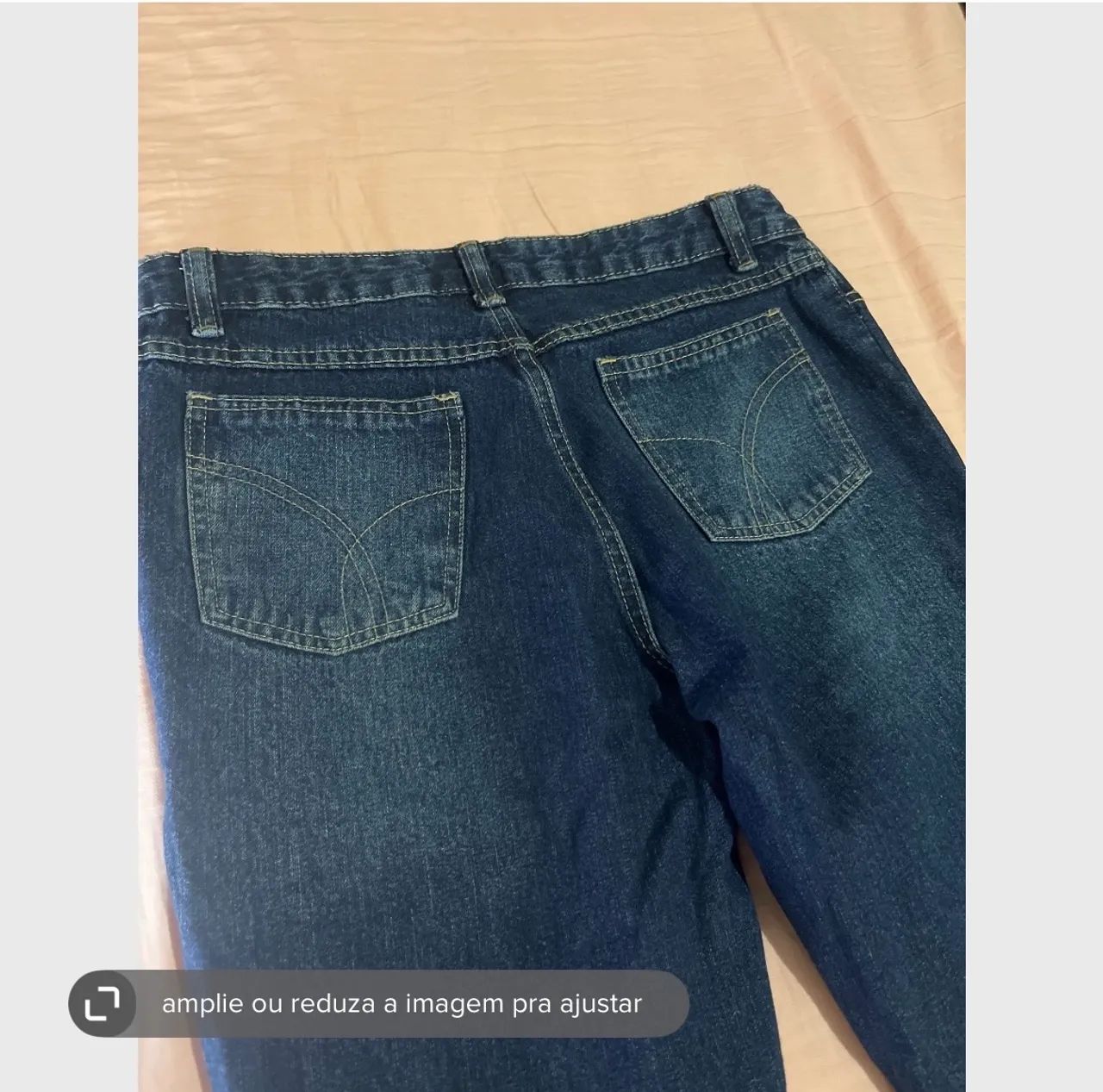 Calça jeans cintura baixa T40 - Foto 3
