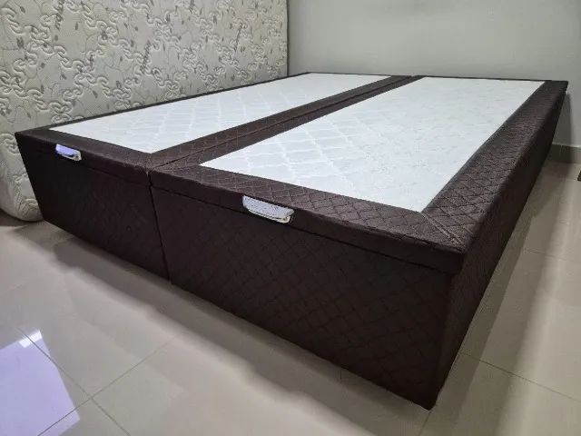 Cama box baú queen + colchão Emma one - Foto 3