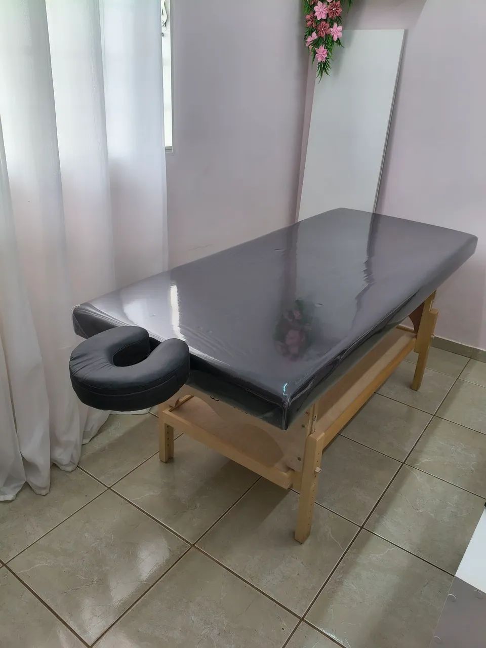 Maca de massagem Barelle Fixa de Madeira 