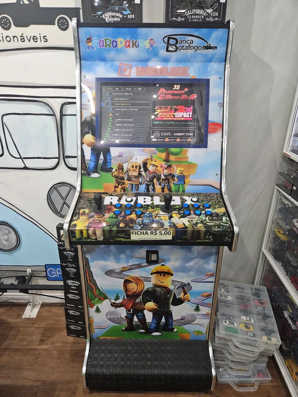 Fliperama com 4200 jogos personalizado com tela de 24 polegadas 