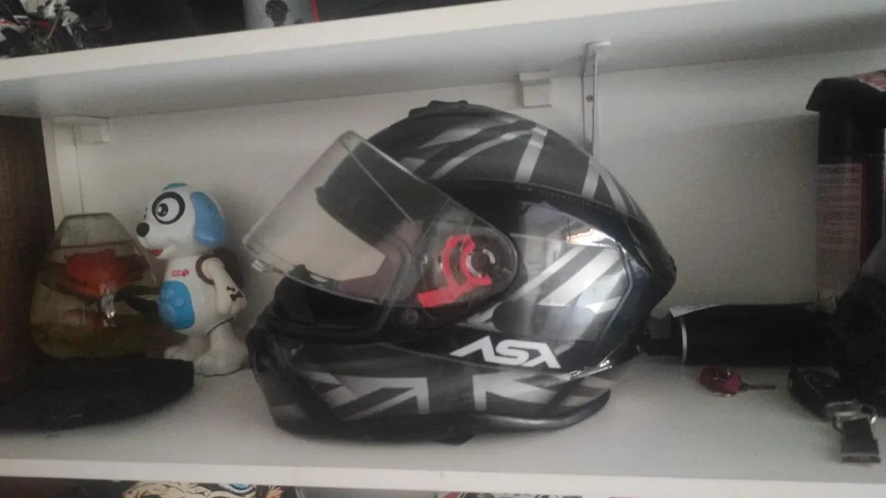 Capacete moto asx em excelente qualidade 
