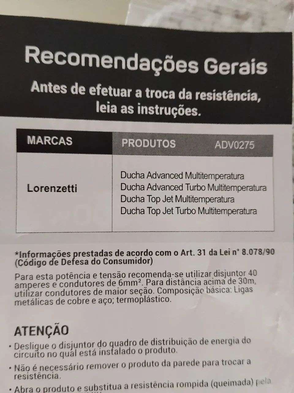 Resistência para Chuveiro - Foto 2