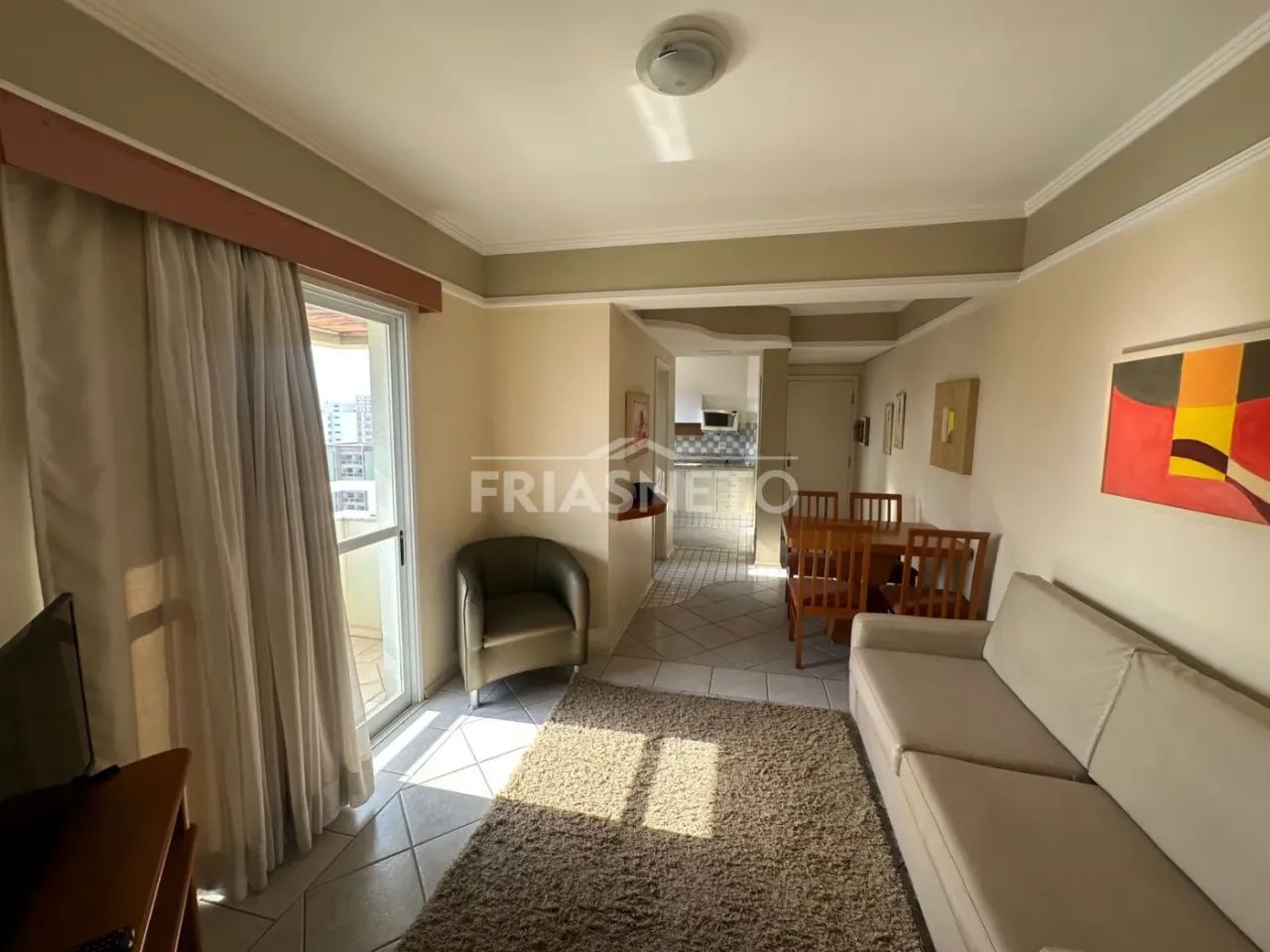 Apartamento todo equipado e mobiliado para locação no Centro - Foto 4