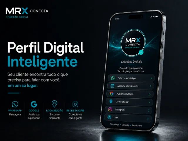 Cartão NFC Personalizado com Página Digital e QR Code - Foto 2