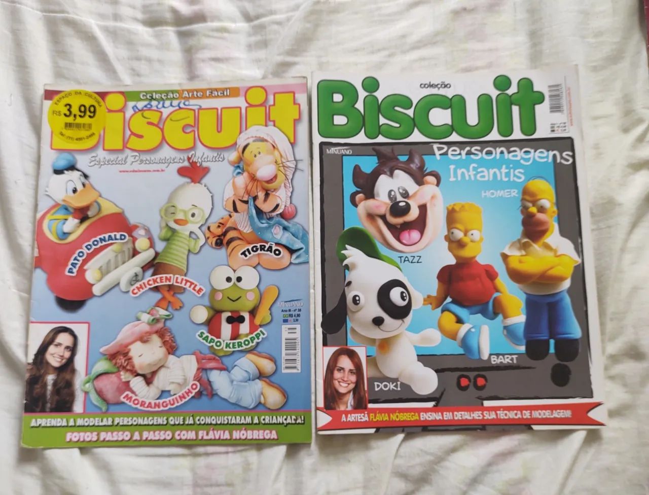 Lote Revistas de Biscuit Manual de modelagem  - Foto 3