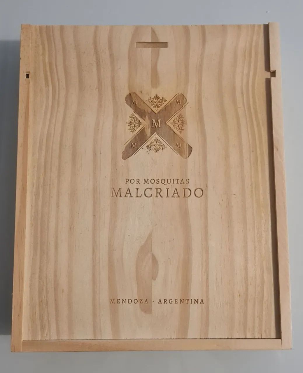 Embalagem - Caixa de Madeira para 3 Vinhos