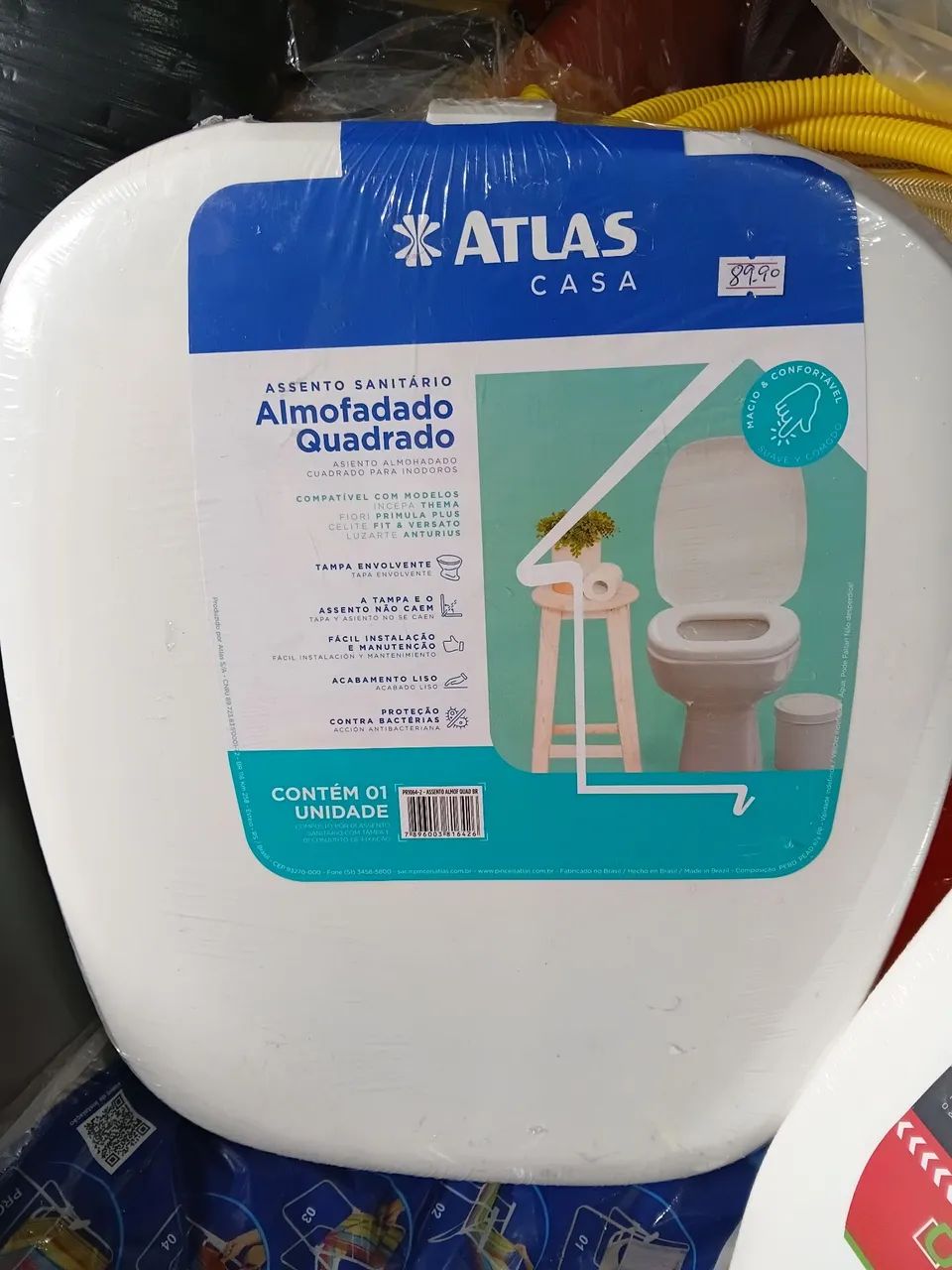 Assento almofadada retangular- a parti de 89,90