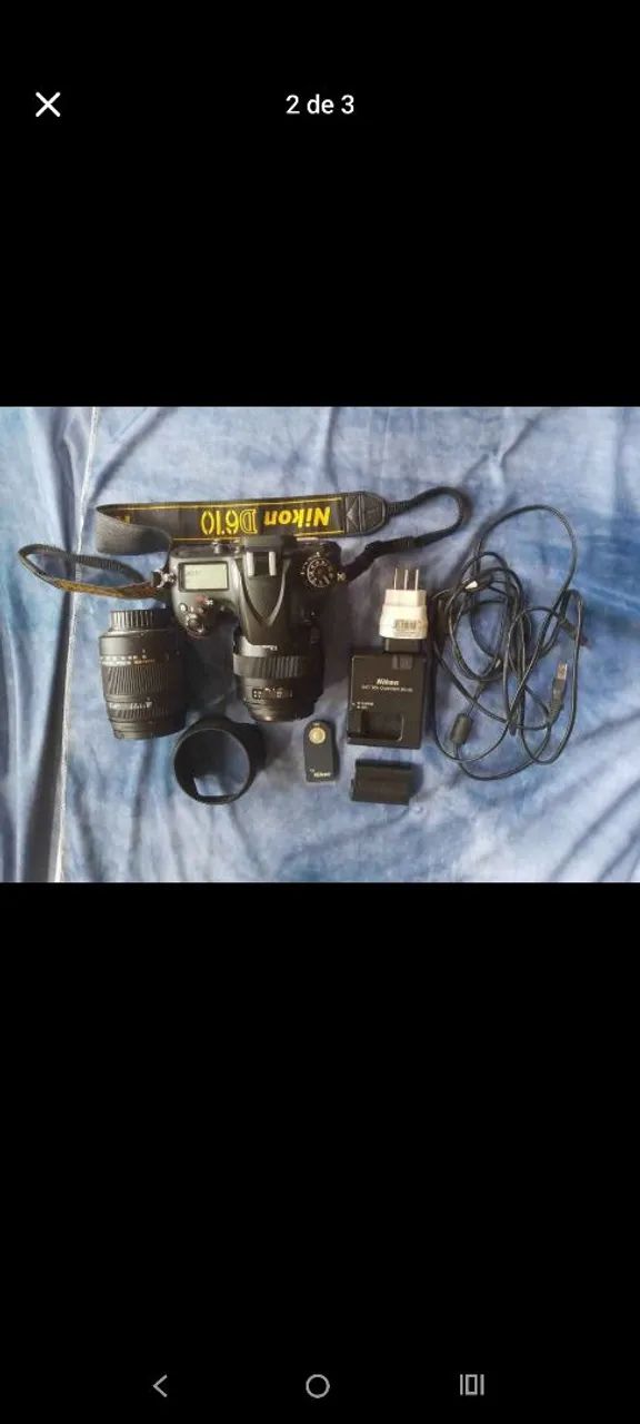Câmera Profissional Nikon D 610 mais acessórios  - Foto 2
