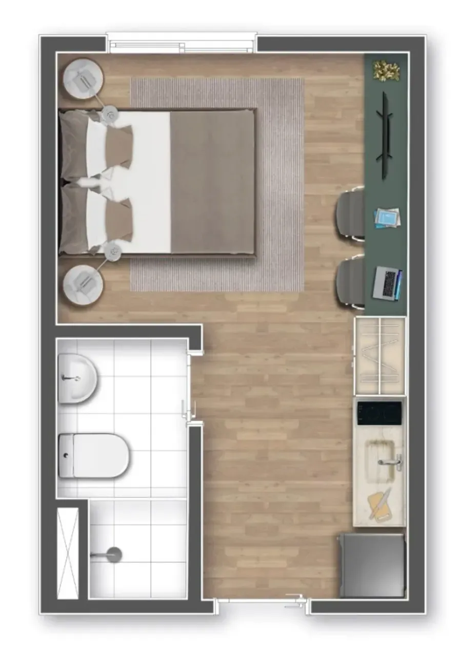 PLANTA 18m²