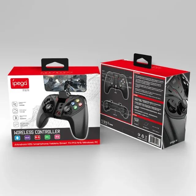 Controle de Jogo Sem Fio Bluetooth 3 Compatível com Tablets Móveis Android/iOS para Consol