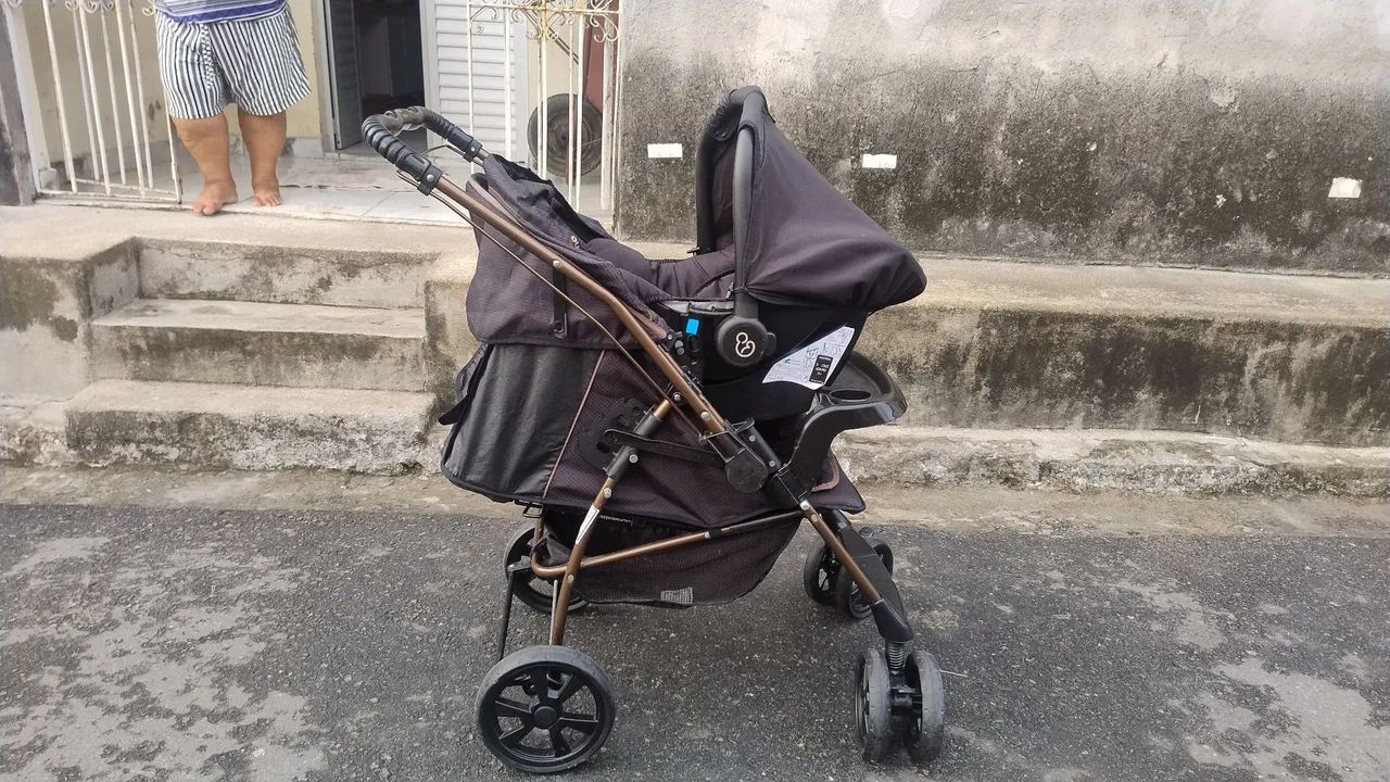 Carrinho bebe conforto completo galzerano - Foto 2