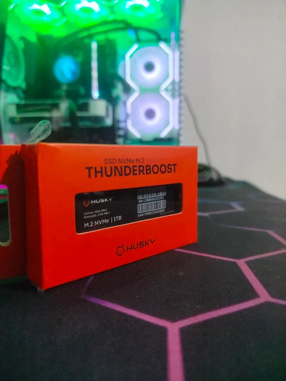 SSD 1TB HUSKY NVMe M.2 THUNDERBOOST LETIRA 2400/S GRAVAÇÃO 1700/S