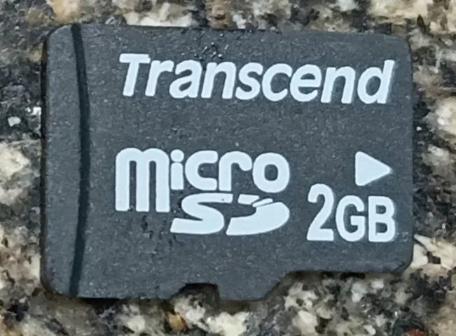 Cartão de memória Micro SD 2GB