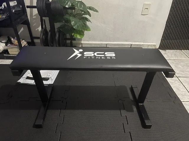 Banco Reto SCS Fitness para Exercícios Academia